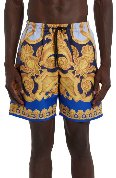 versace schwimmhose herren|Versace swim trunks for men.